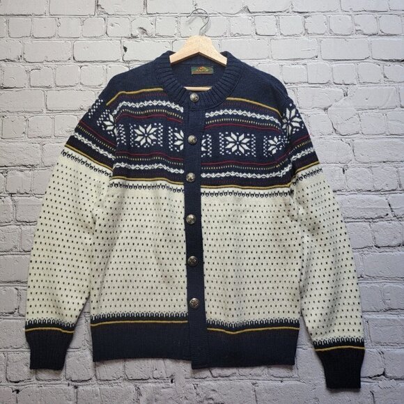 Alps Knitmeister Sweaters - Vintage Alps Knitmeister‎ Nordic Winter Ski Cardigan Sweater Size XL